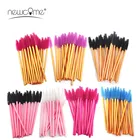 Щеточки для ресниц одноразовые разноцветные, 50 шт.