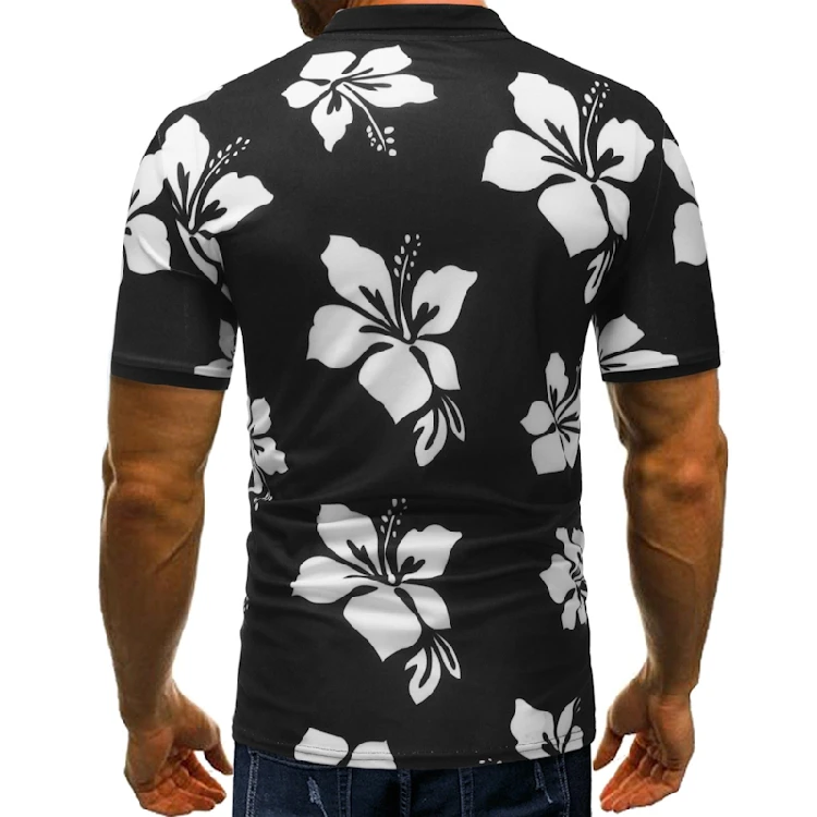 2018 summer new foreign trade express ebay men's casual fashion polo shirt - t355 p35 model 2 | Мужская одежда