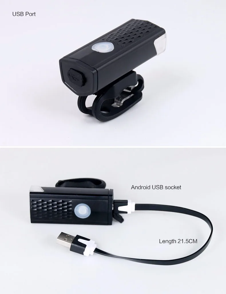 Перезаряжаемый USB светодиодный велосипедный фонарь для велосипеда MTB передний велосипедный фонарь фара Фара велик велосипед свет#244509
