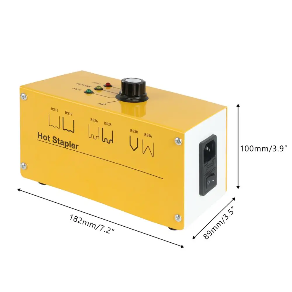 Горячий комплект степлера сварщик сварочный аппарат 220 V 110 AC с 600 шт скобы для