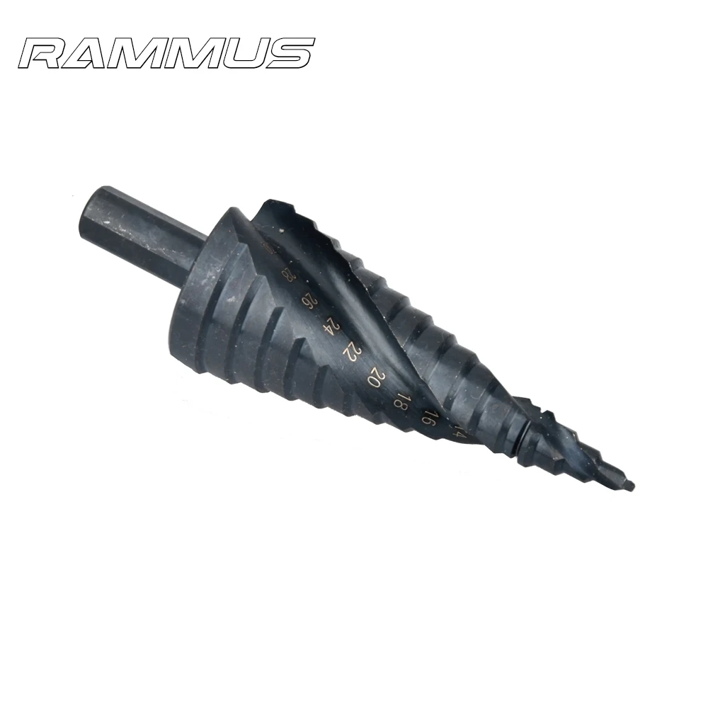 3pcs 4-32MM HSS Cobalt Step Nitrogen High Speed Steel Spiral Metal Cone Drill Bit Set Woodworking DIY Hole Saw Cutter Power Tool |