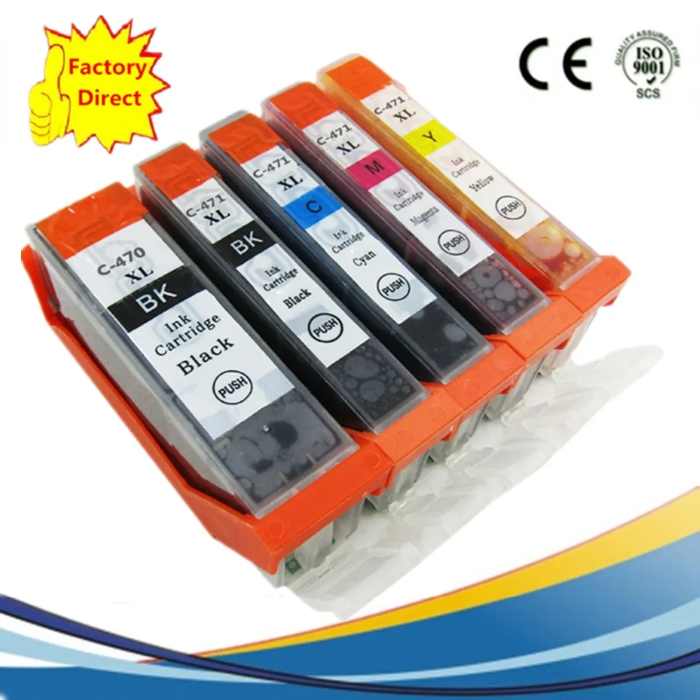 PGI 470 PGBK XL 470PGBK PGI470 Замена чернильных картриджей для Canon Pixma MG5740 MG6840 MG7740 MG 5740 6740|ink