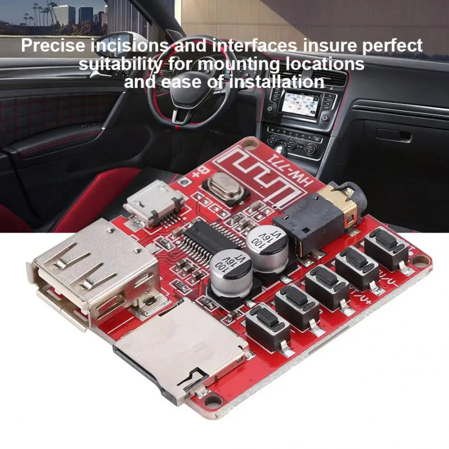 Power Amplifier Audio Receiver Module Car Motherboard Speaker Bluetooth MP3 Stereo Board | Электроника