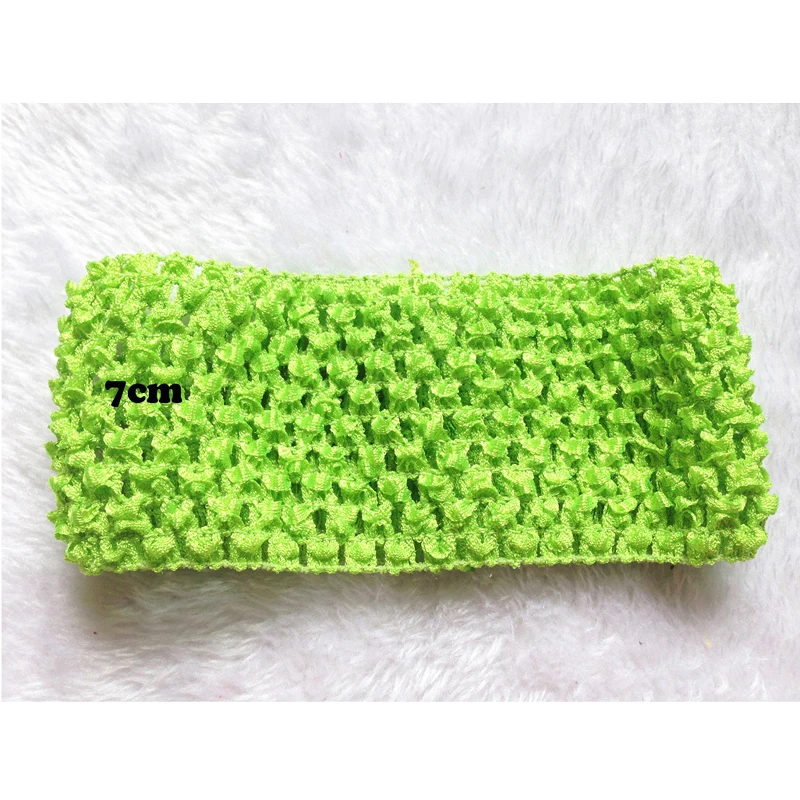 2.75 &quotДетские Волос группа младенца держателя вязания крючком Девушки