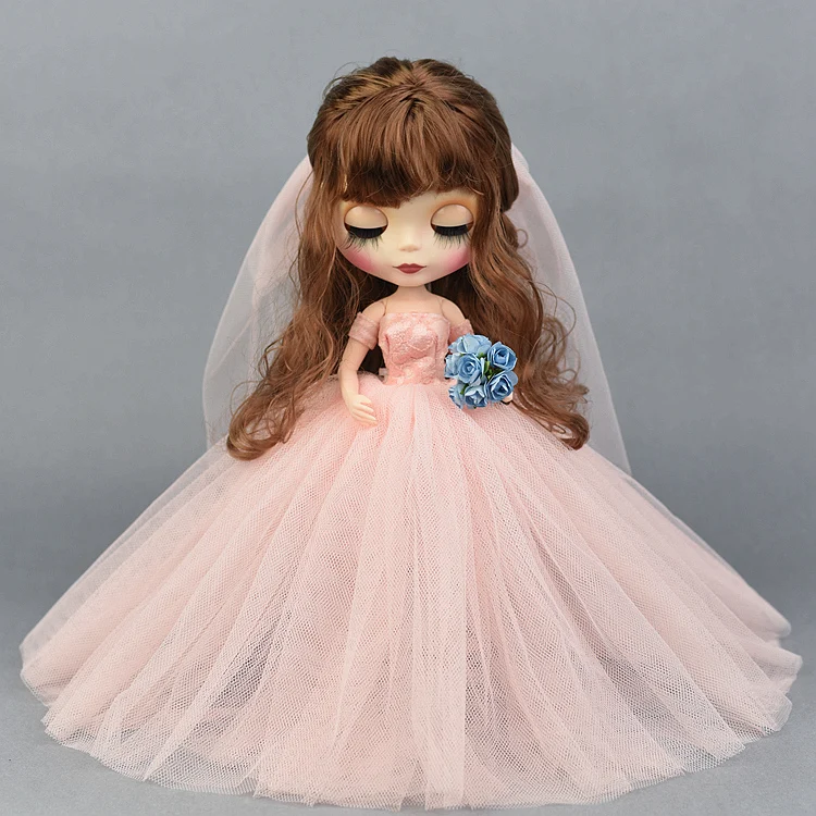 

1pc very beautiful new clothes pretty dress doll accessory for Licca doll blyth doll