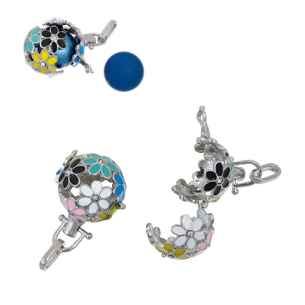 Медные Подвески из серебра DoreenBeads в виде мексиканского ангела с многоцветным