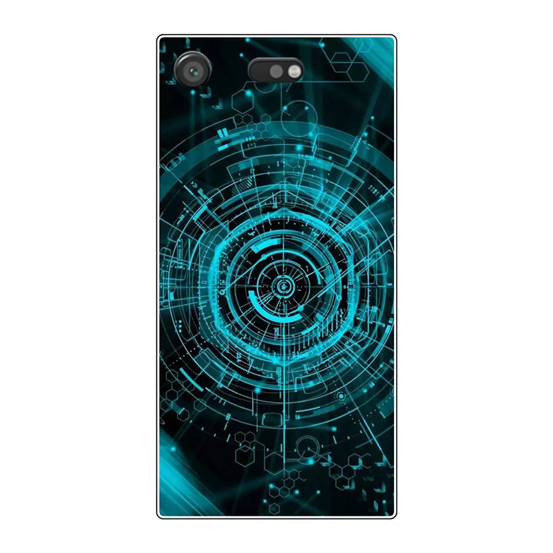 Чехол для Sony Xperia XZ1 G8341 G8342 5," красочная печать телефон задняя крышка Жесткий матовый чехол милый Turbo Замороженные Coque