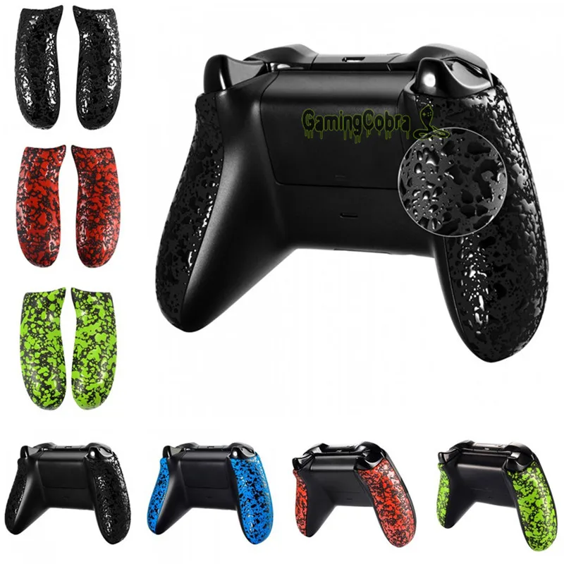 

Textured Game Improvement Back Panels, Comfortable Non-slip Side Rails, 3D Splashing Handles, for Xbox One Standard Controller