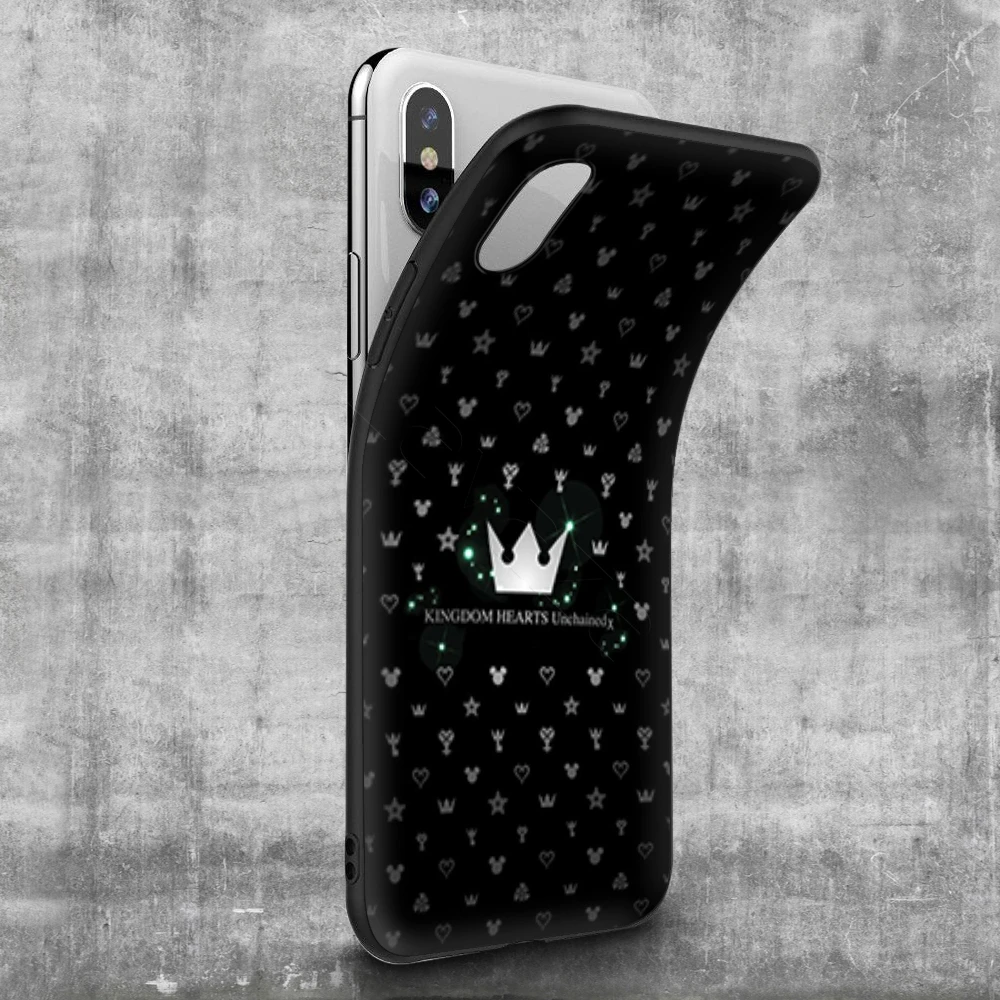 Чехол Lavaza с изображением героев аниме Kingdom Hearts для iPhone 12 mini 11 Pro XS Max XR X 8 7 6 6S Plus 5 5s