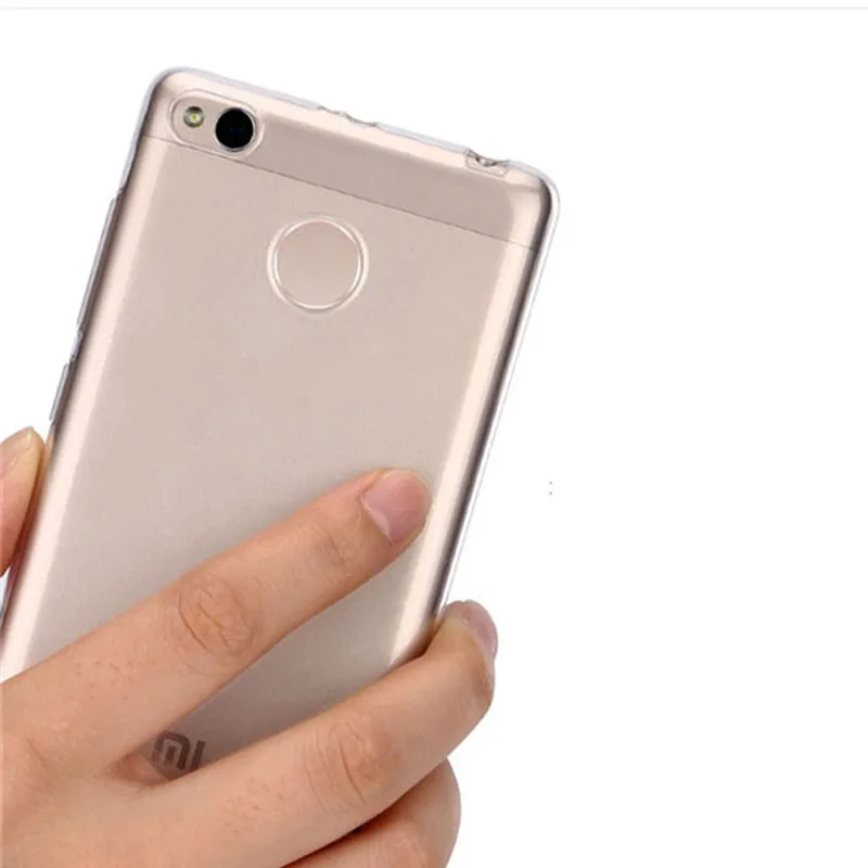 Чехол для Xiaomi Redmi 3 S прозрачные ультратонкие мягкие чехлы из ТПУ телефонов Pro