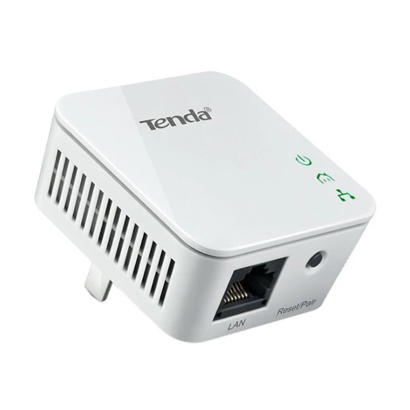Tenda P202 AV200 мини адаптер Powerline Сетевой стартовый комплект до 200 Мбит/с 1 пара для