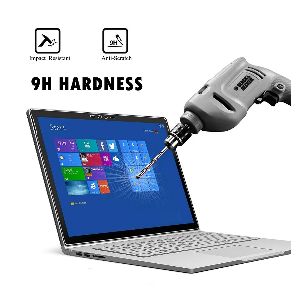 MEGOO Surface Book 2 закаленное стекло для защиты экрана совместимое с Microsoft Book/Book 13 5/15