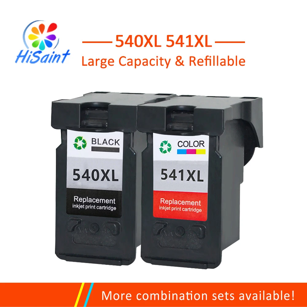 Hisaint PG-540 CL-541 чернильные картриджи PG 540 CL 541 сменный для Canon PIXMA mg3250 MG3255 цветной принтер с четыром картриджим,, лидер продаж
