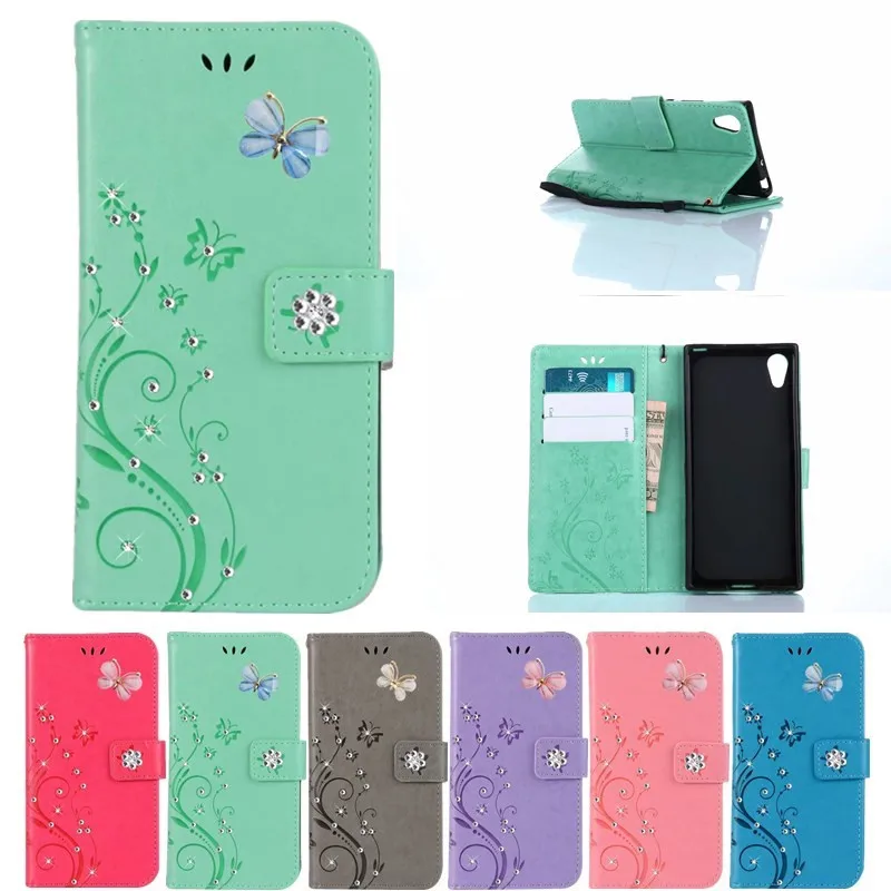 Кожаные чехлы с откидной крышкой и бумажником для Sony Xperia xa1 xa xz xz2 xz1 mini z4 z5 z3 z1 Compact X