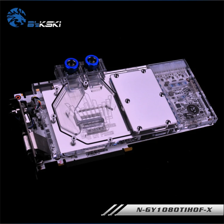 Bykski Water Block For Galaxy Geforce GTX 1080TI GPU Cooler Cooling VGA 5v 12v RGB light N-GY1080TIHOF-X |
