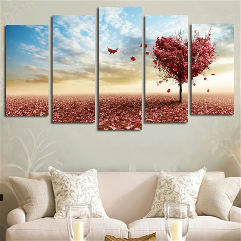 2017 настенная живопись холст художественные фотографии картина любовь сердце