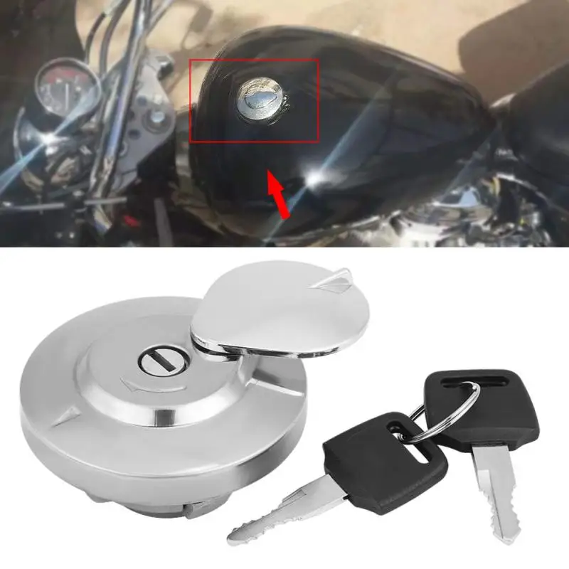 Крышка топливного бака мотоцикла с 2 клавишами для Honda Shadow Spirit VT750 DC C2 VLX VT600