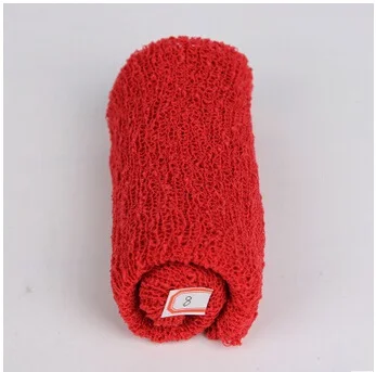 Red 8 Детское одеяло для фотосъемки, хлопковое вязаное ежемесячное одеяло для новорожденных, супер мягкое детское Пеленальное Одеяло, реквизит для девочек, гамак, накидка s - Цвет: Red 8