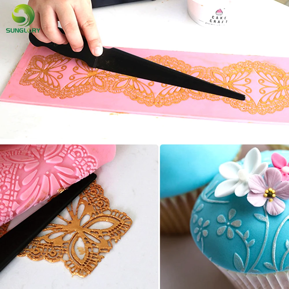 Пластиковый нож для торта с плоскими краями DIY теста выпечки хлеба пиццы зубчатый