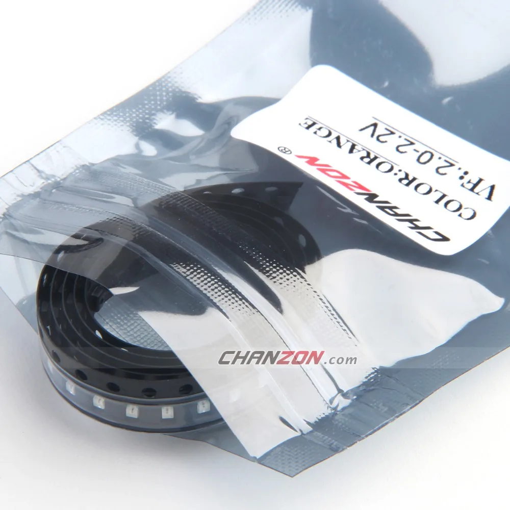 100 шт. LED SMD 0805 (2012) чип оранжевый светодиод 20 мА постоянный ток 2 в крепление