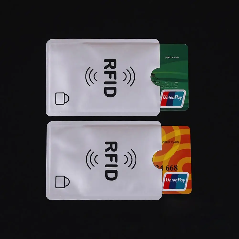SANWOOD 10 шт. Портативный Анти сканирование кредитной карты RFID защитная сумка анти