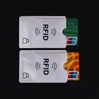 SANWOOD 10 шт. Портативный Анти-сканирование кредитной карты RFID защитная сумка анти-магнитный держатель защитная карта кошелек алюминиевый