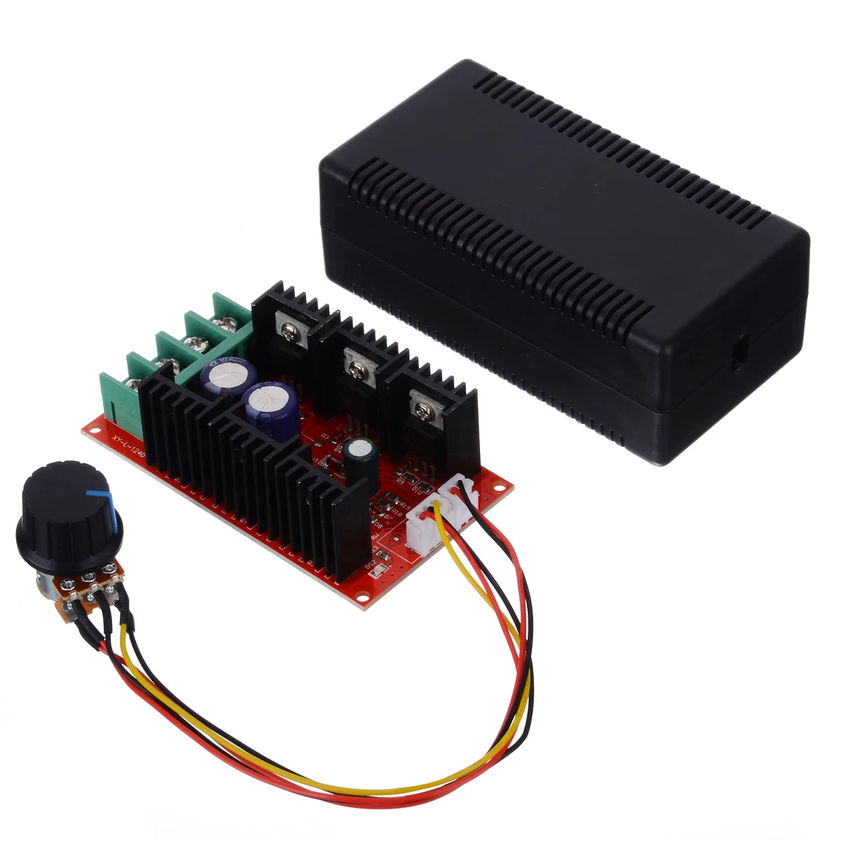 DC 12V 24V 48V двигатель Скорость Управление 9-с алюминиевой крышкой, 50В 2000W 40A мотор Скорость Управление модуль PWM HHO RC Управление; для мотора Запчасти