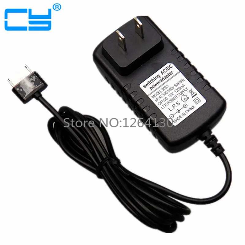 Блок питания DC15V1.2A с зарядным устройством для ASUS Vivo Tab RT TF600 TF600T TF701T T801C EU Plug | Кабели