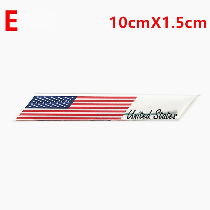 

United States Of America National Flags Emblem USA Decals Patriotic Vehicle Drivers Aluminum Alloy Car Stickers