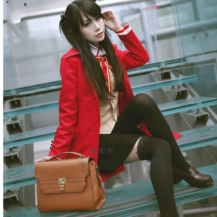 Костюм для косплея из игры FGO Fate Stay Night Tohsaka Rin костюм школьная форма |