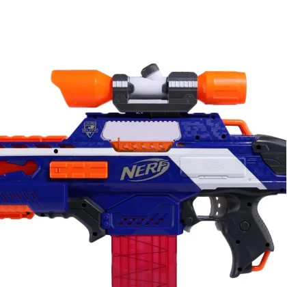 Модифицированная часть передней трубки прицельное устройство для Nerf Элитной серии-оранжевый+ серый