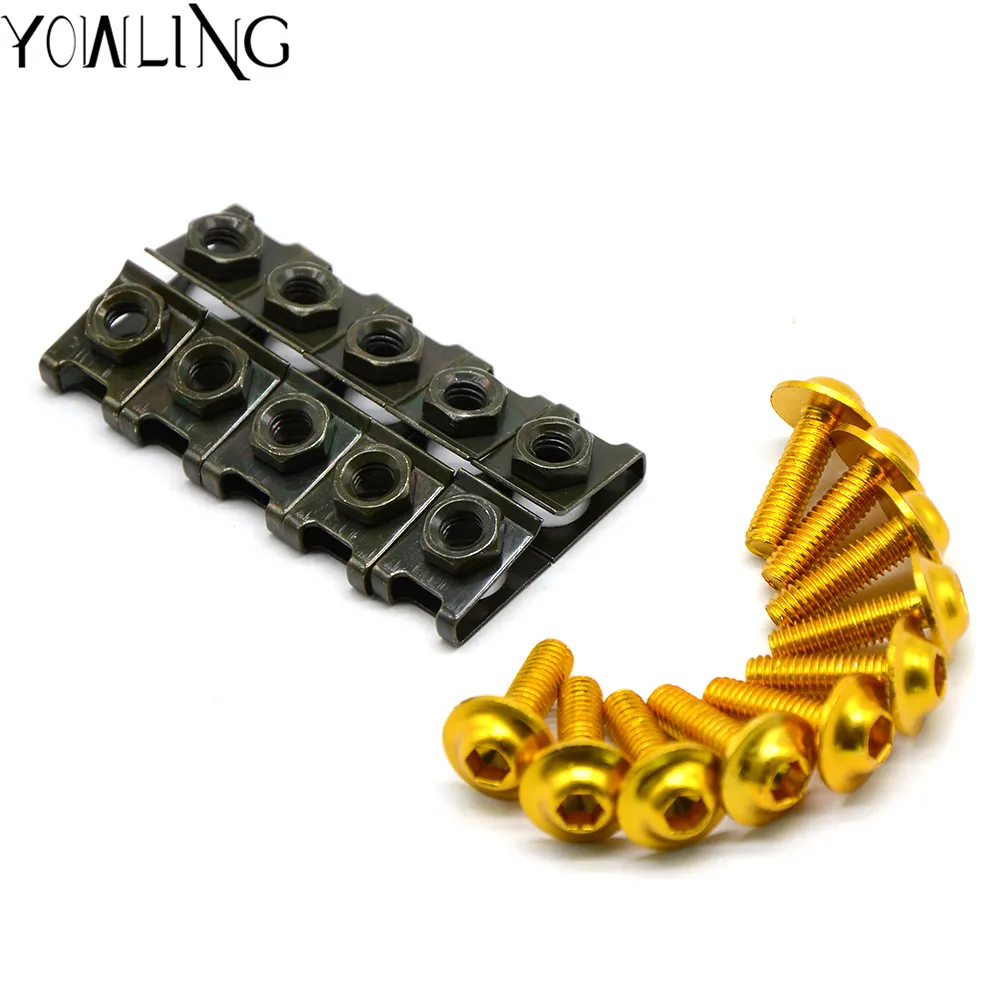 5 шт. крепежные болты для мотоцикла Yamaha T MAX Tmax 500 530 XJR 400 1300 125 200 390|fastener bolt nut|screws bolts