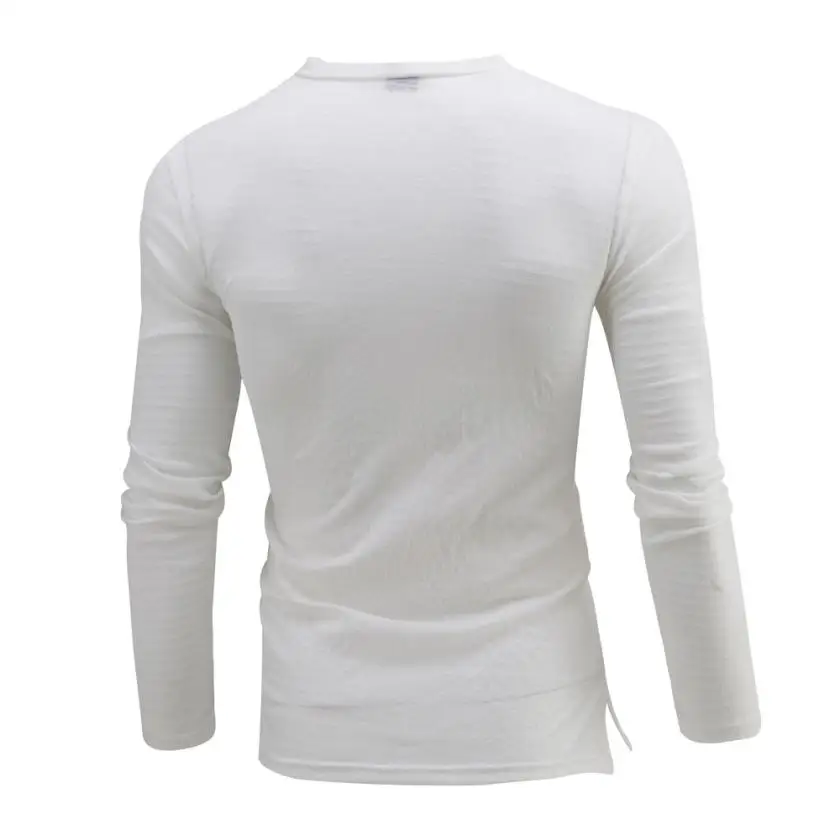 Мужская повседневная Облегающая рубашка JAYCOSON Базовая с длинным рукавом и