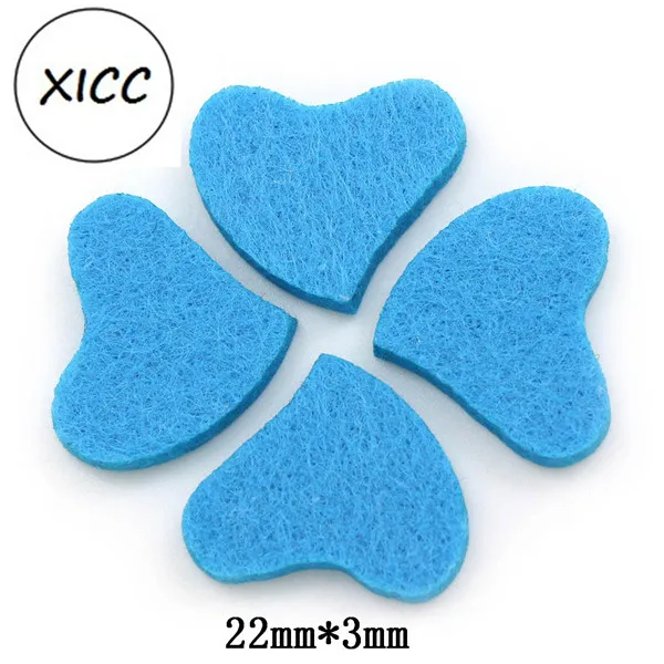 1PC 1-9 XICC 3 мм толщиной 100 шт сердце Шерсть Войлок ручной работы ткань DIY ремесла для детей детский сад декор кукла Ручная работа полиэстер Швейные игрушки - Цвет: 1PC 1-9