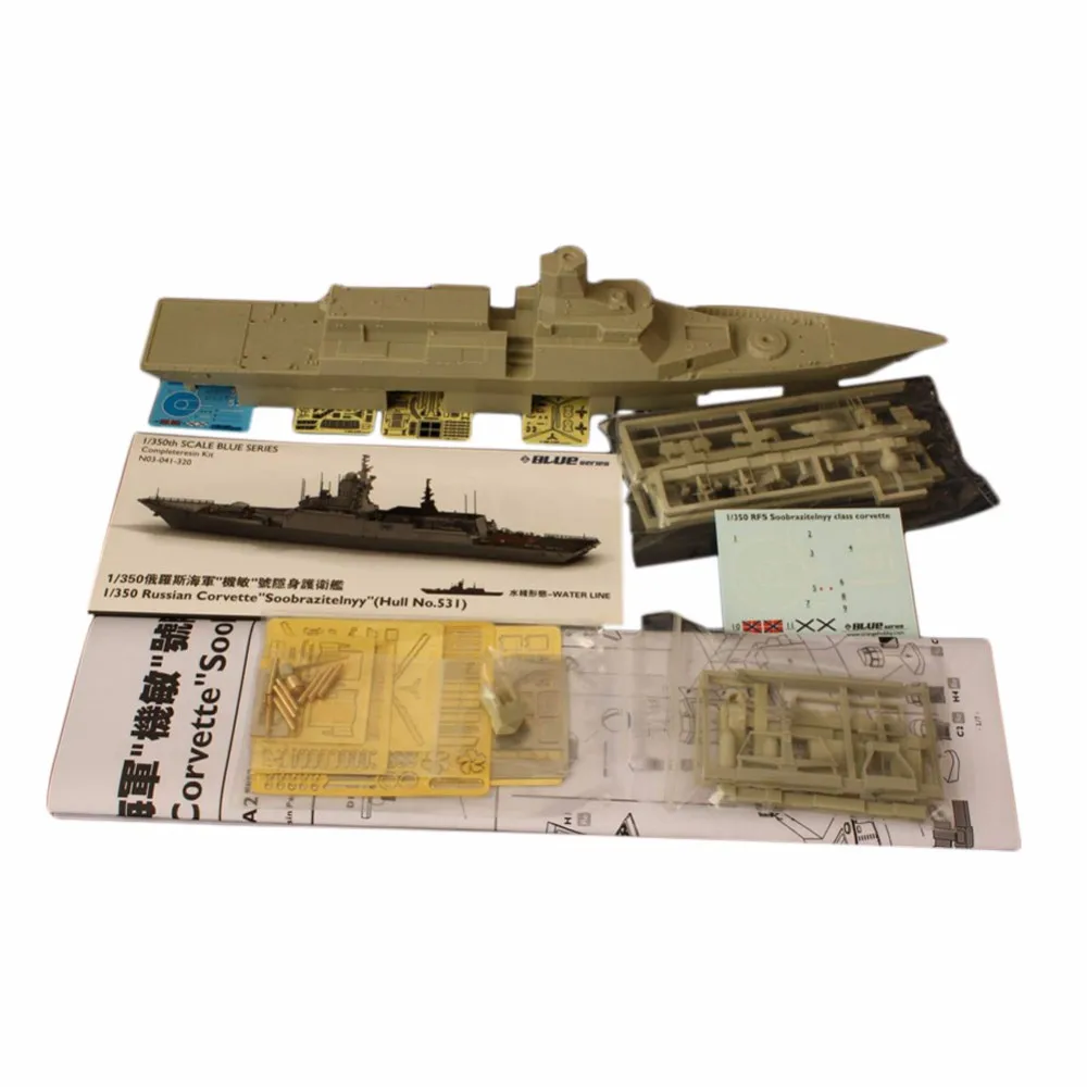 OHS оранжевый Hobby N03041320 1/350 русский Corvette Soobrazitelnyy Hull No 531 шкала сборки военный корабль