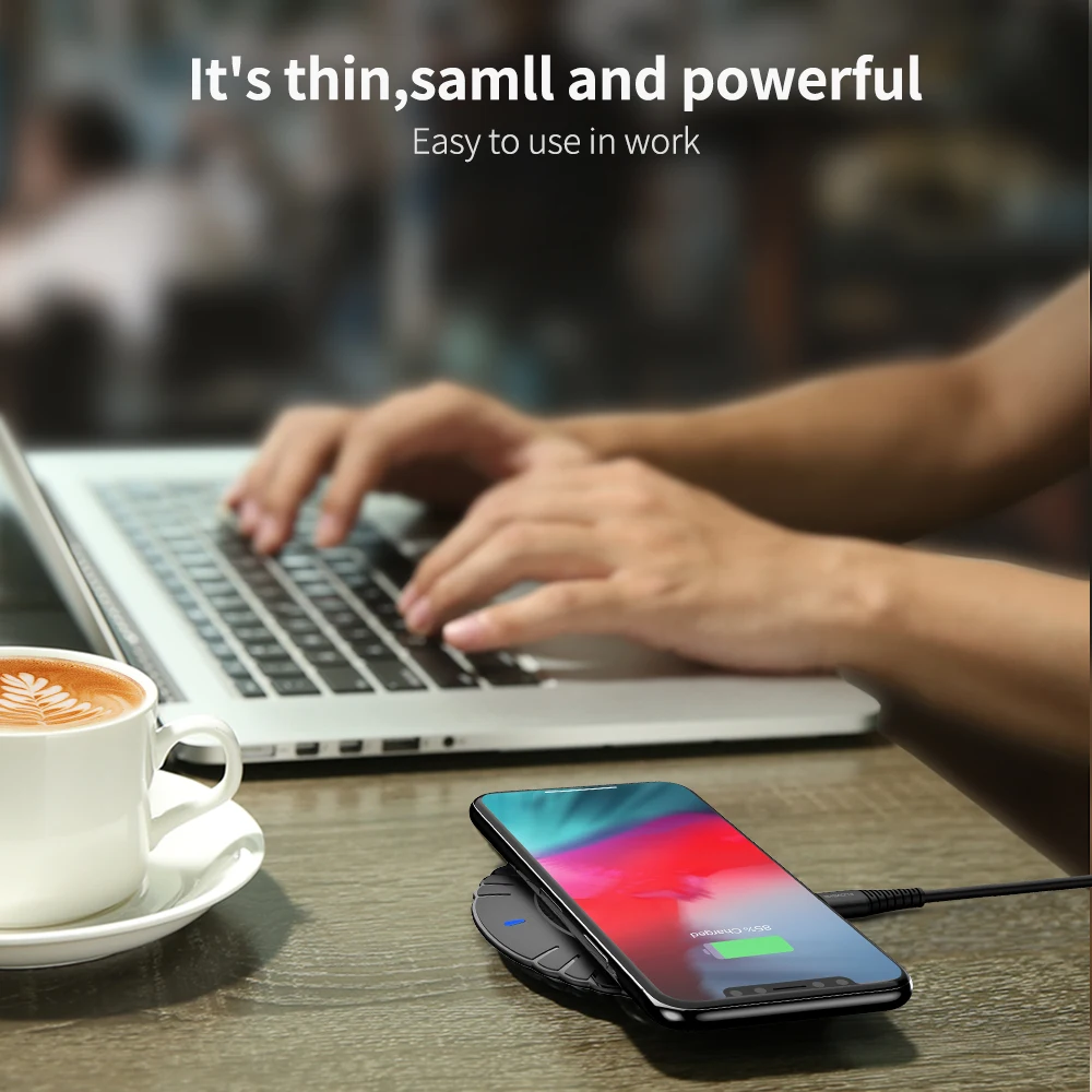 10 Вт Беспроводное зарядное устройство для Samsung S10 5G Note Pro Беспроводная Быстрая