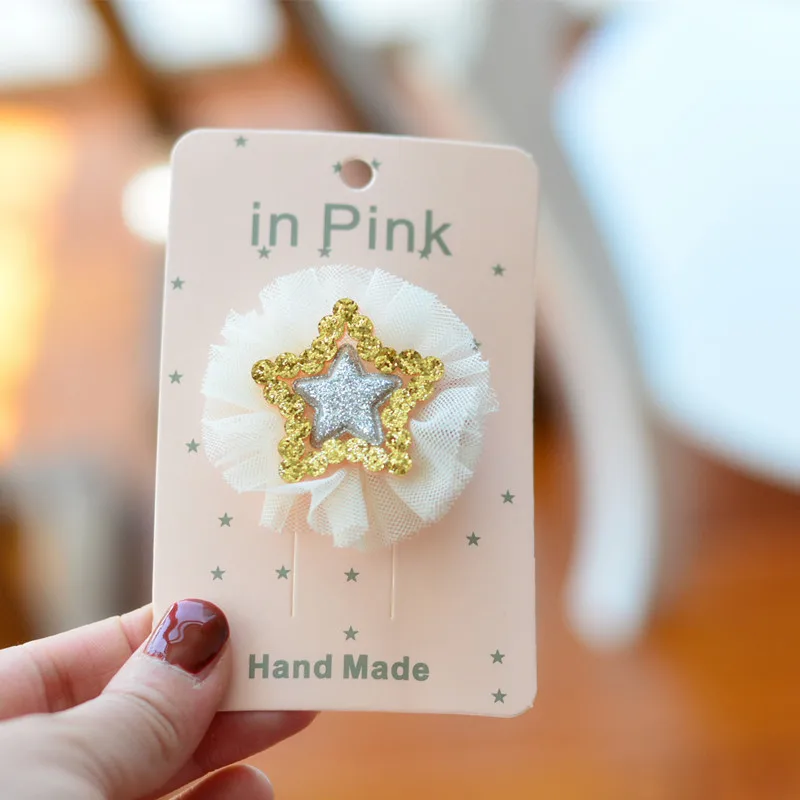 New Star Hairpin For Kids Children Quality Hair Accesory Candy Color Jewelry Hair Clips Wedding Hairpin A57