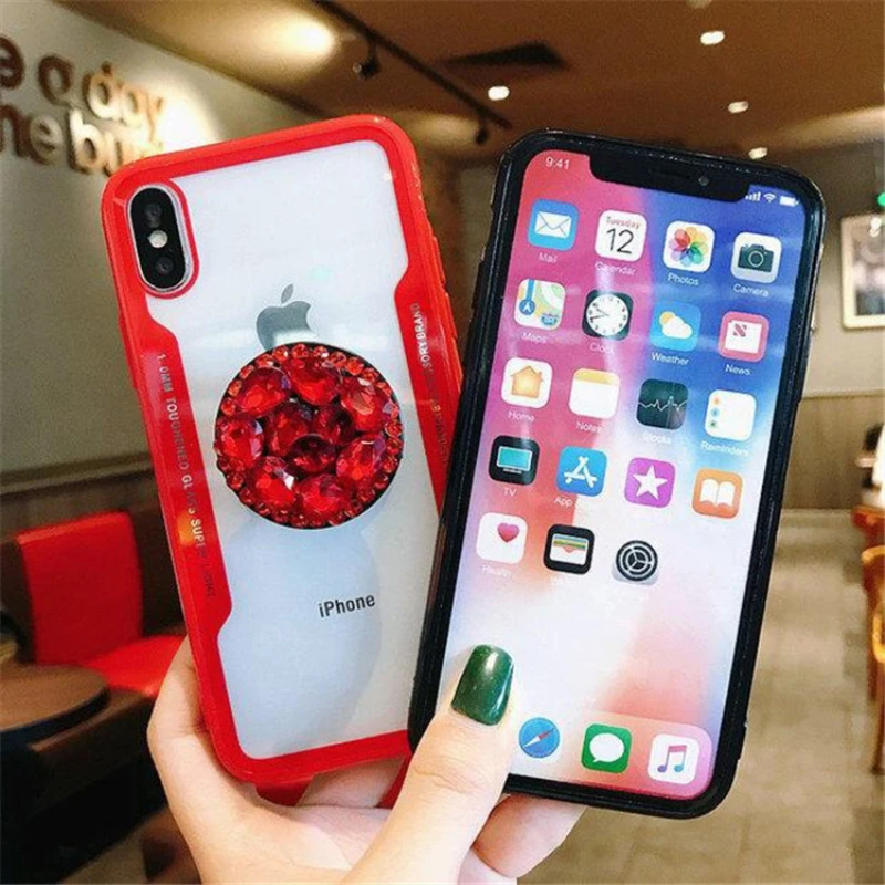 Sycase акриловая задная сторона TPU рамки Гибридный кольца чехол для телефона huawei Honor