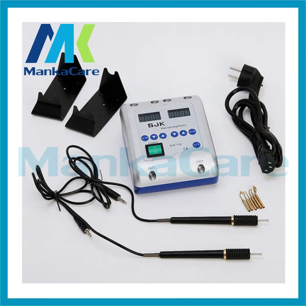 

Electric Waxer Carving knife Machine 2 Pen and 6Wax Tip/Pot Dental Lab SBD-LD