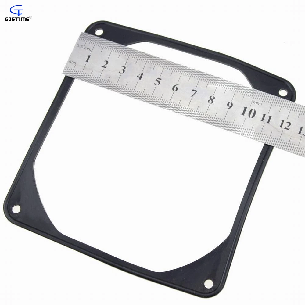 

10 pcs Gdstime 12cm 120mm fan Shock Absorption Silicone Pad Anti Vibration Gasket Reduction Noise Black PC Case Fan 120x120mm
