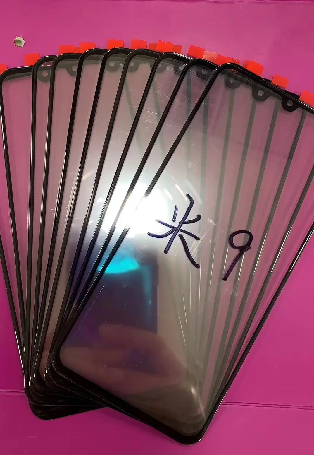 Xiaomi9 Mi9 сенсорный экран для Xiaomi Mi 9 Передняя стеклянная крышка ЖК дисплей внешняя