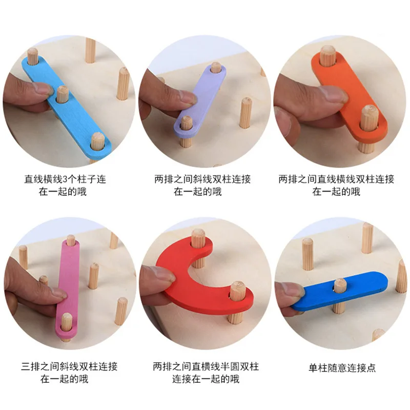 28 шт./лот 3D геометрические головоломки игрушки для малышей DIY сборка деревянных