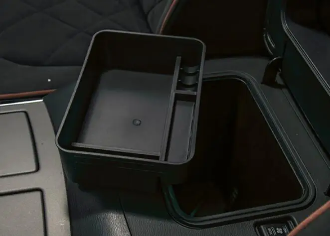Новейший подлокотник коробка для хранения консоль укладки поднос Nissan Patrol Y62 2013