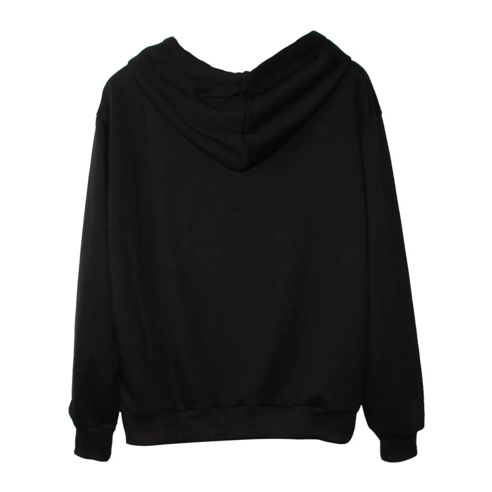 New Women's Fashion Spring Character Rest in Peace Digital Print Jacket Long Sleeve Hooded Coat Streat Wear | Женская одежда