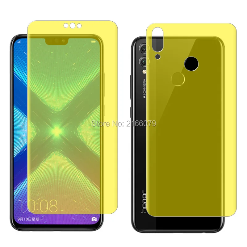 Мягкая ТПУ Защитная пленка для Huawei Honor 8X 6 5 дюйма/8X Max 7 12 дюйма с полным покрытием и