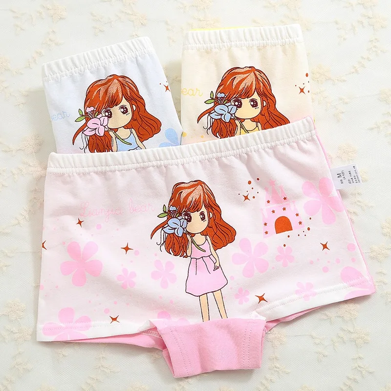 Хлопковое нижнее белье для девочек новое класса А детское из хлопка с