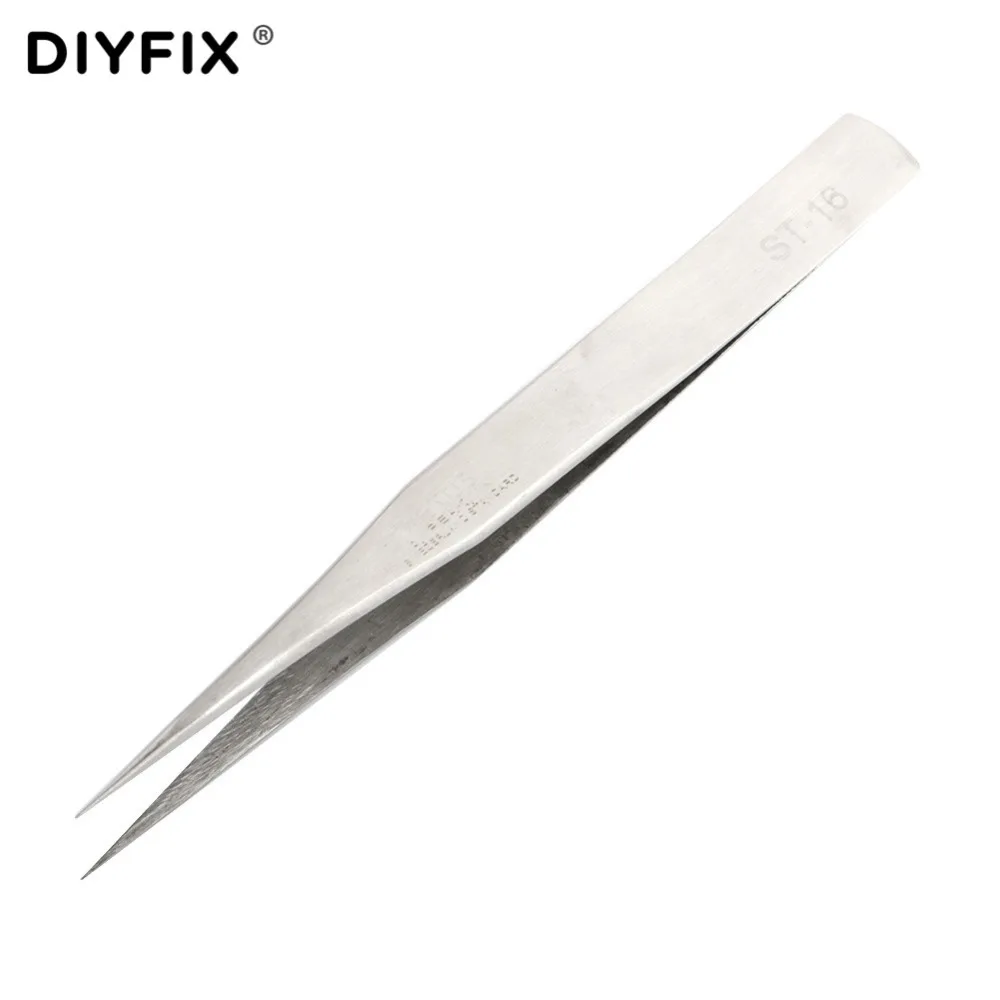 Пинцет DIYFIX электронный прецизионный отжимной инструмент из нержавеющей стали с