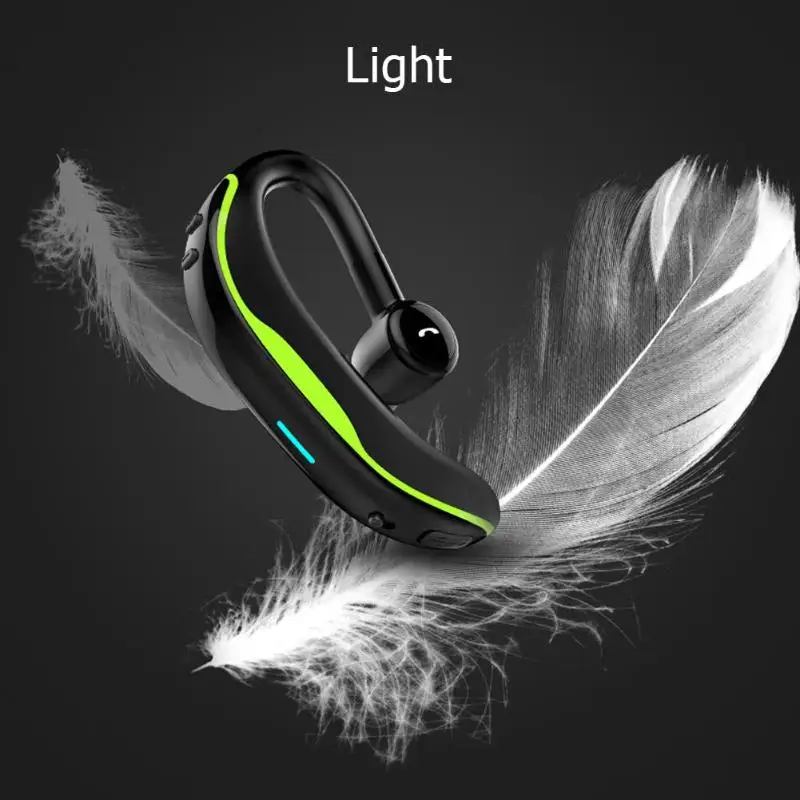 Lyenn Bluetooth Беспроводные наушники с одним ухом стерео спортивные свободные руки