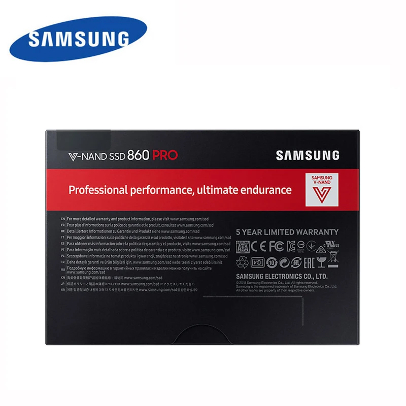 SSD SAMSUNG 860 PRO ssd1TB 256 ГБ 512 Внутренний твердотельный накопитель Hdd жесткий диск SATA lll 2 5
