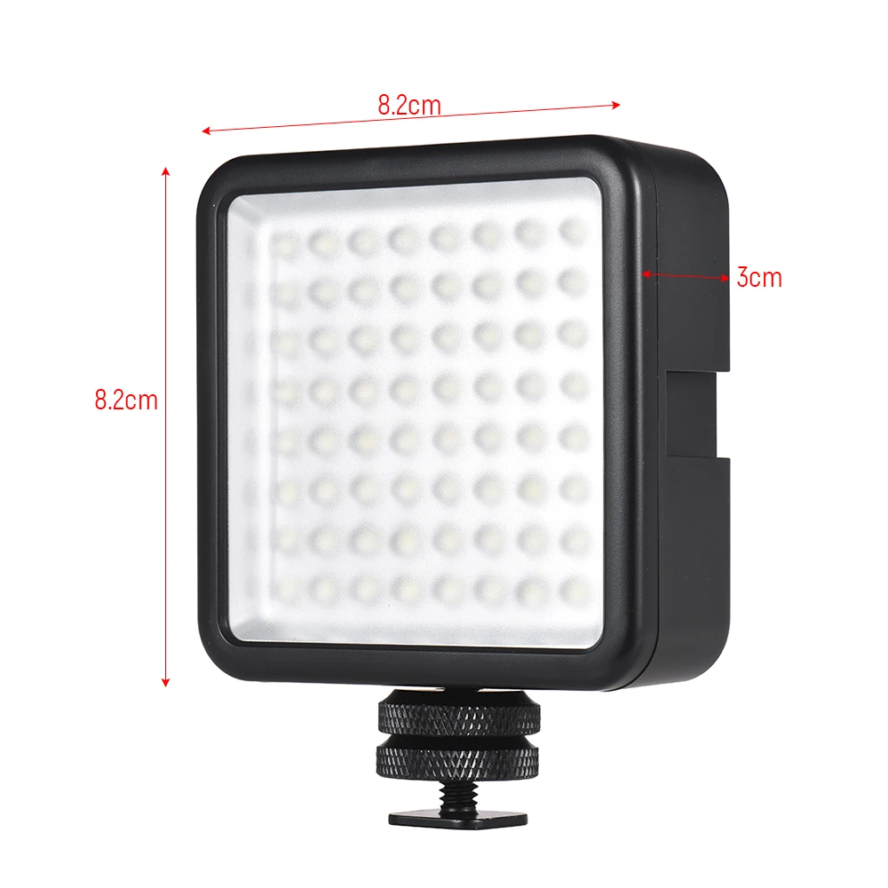 Andoer LED 64 USB непрерывная Светодиодная панель для камеры Портативная Canon Nikon Sony A7 Olympus